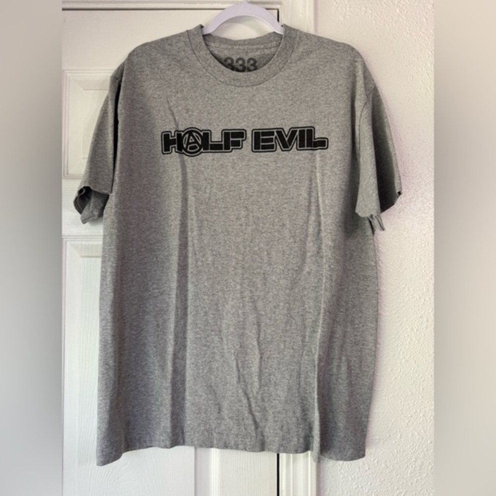 Half Evil Gray T-Shirt for Men
